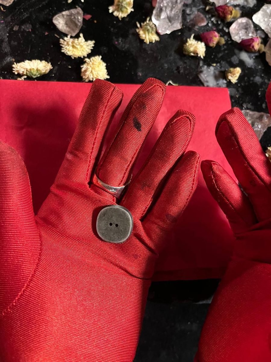 Knochenknopf — Artefakt der Rückführung — Foto 3 von 6